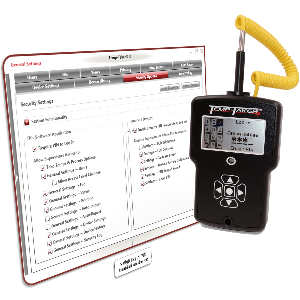 AUTOMATING HACCP PLANS SINCE 2006 Temp-Taker® 4 takes HACCP management to a whole new level by enhancing food safety while minimizing human errors. Stop handwriting temperatures and checklists and start utilizing the power of Temp-Taker® 4.