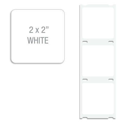 2x2 Economy Peel Direct Thermal Printer Label Sticker- White LB-0905