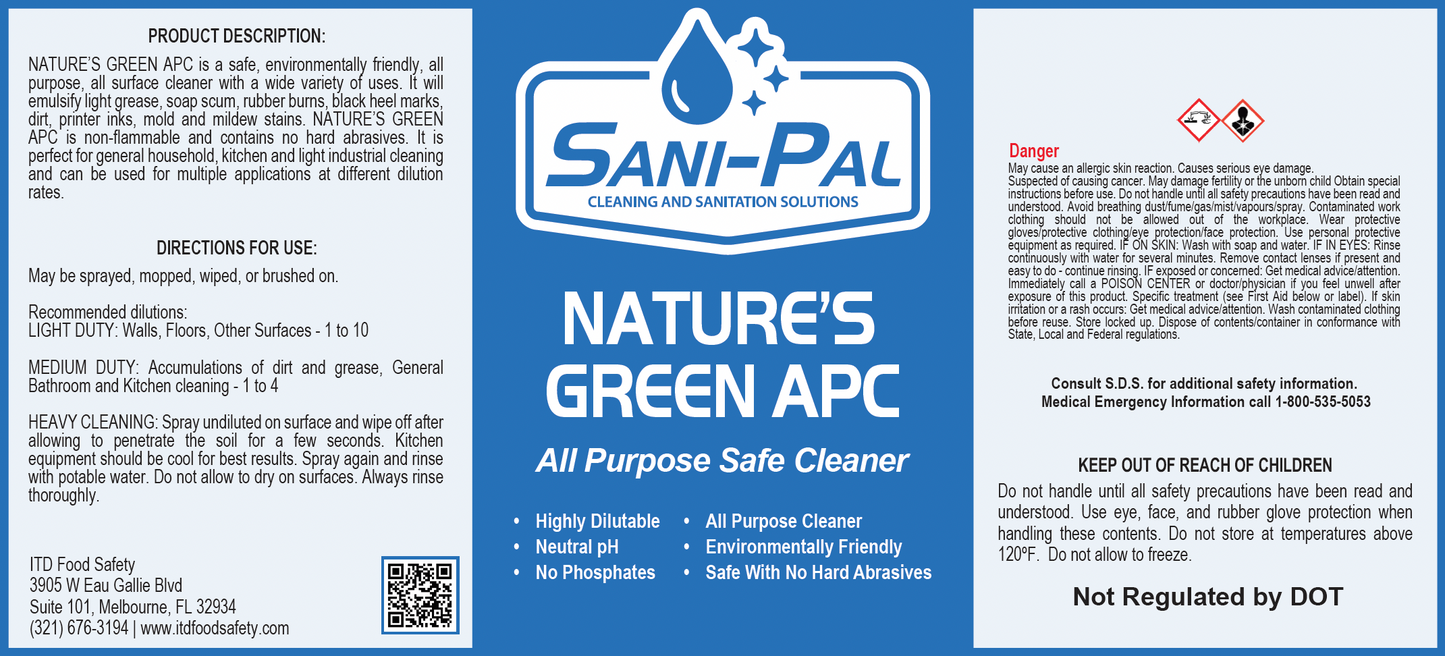Nature’s Green APC – Neutral PH Cleaner