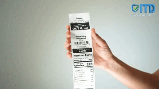 Perforated Labels | Food Prep Safety
