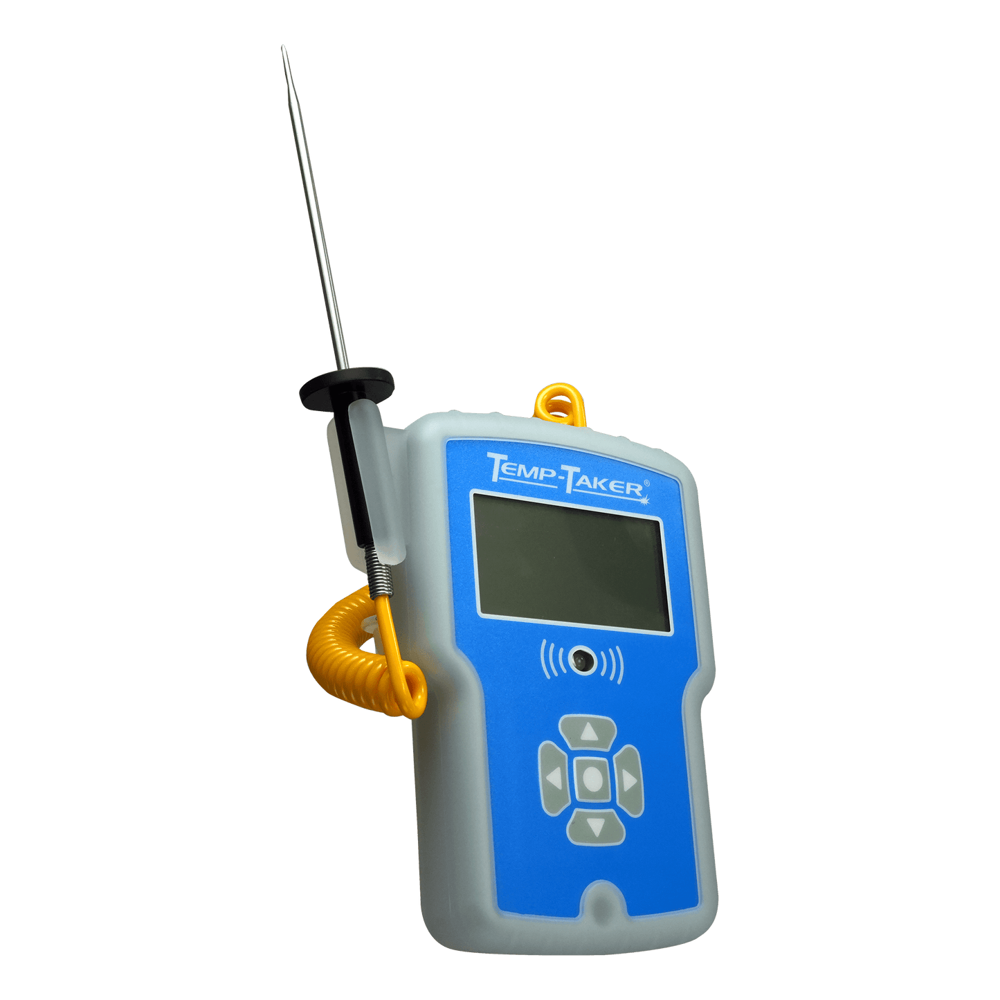 Protect your Temp-Taker investment from accidental damage with the new flexible case made from tough, food-grade silicone. Not only does it protect the Temp-Taker unit, but it holds the probe to allow user to operate the Temp-Taker with one hand.