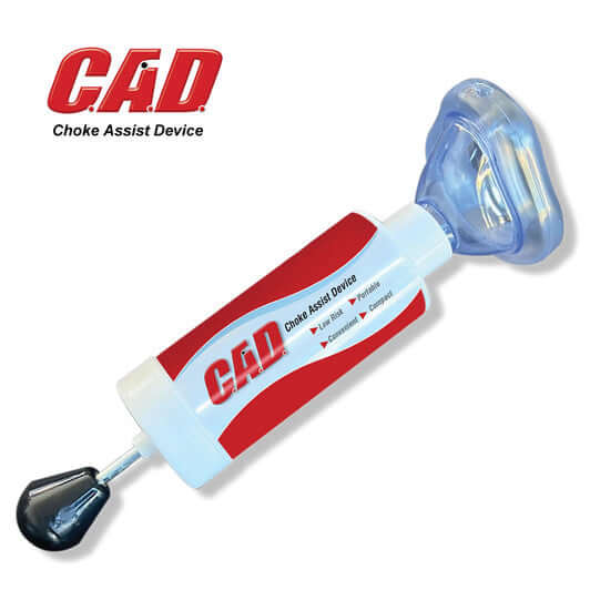 Seconds count in the event of any medical emergency involving respiratory distress or suffocation. Prepare for an accidental choking event with the compact, easy to use C.A.D. Safety