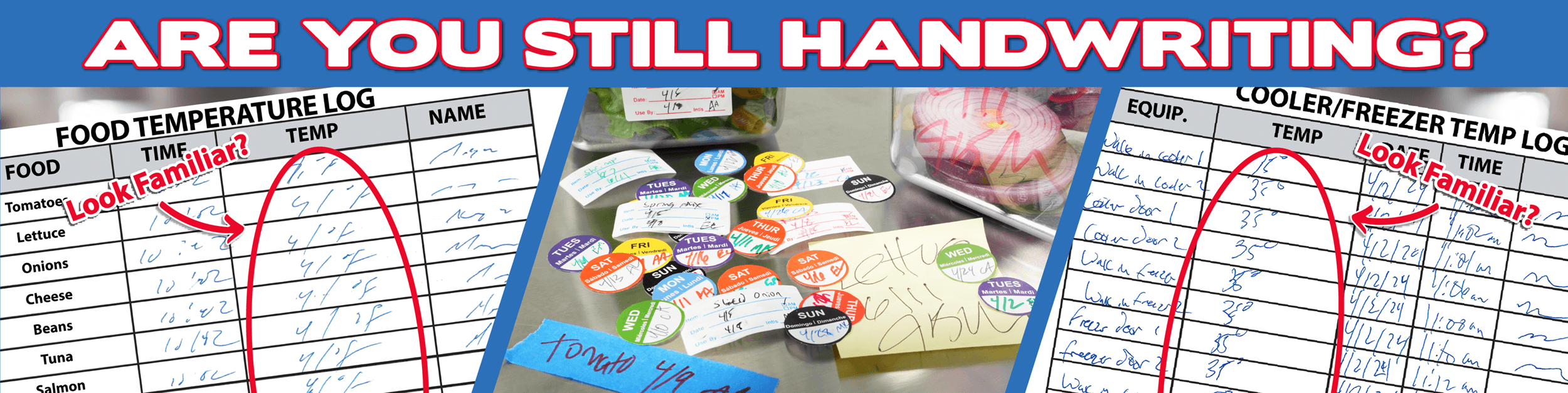 Are you still handwriting food prep labels? direct thermal labels