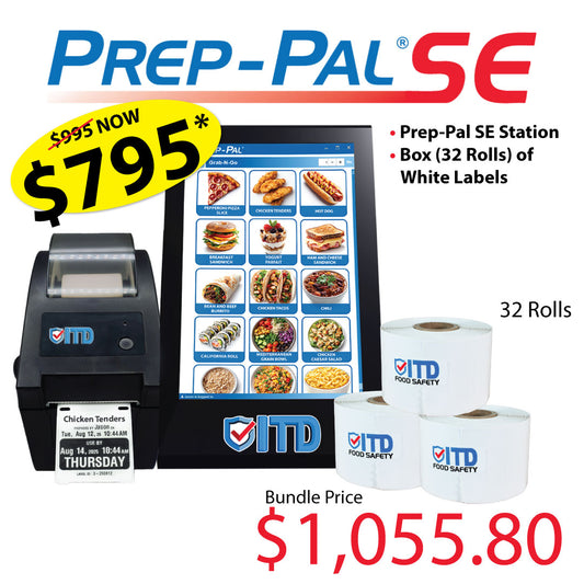 Prep-Pal SE Station w/ White Labels
