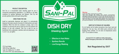 Dish Dry – Commercial Rinse Aid