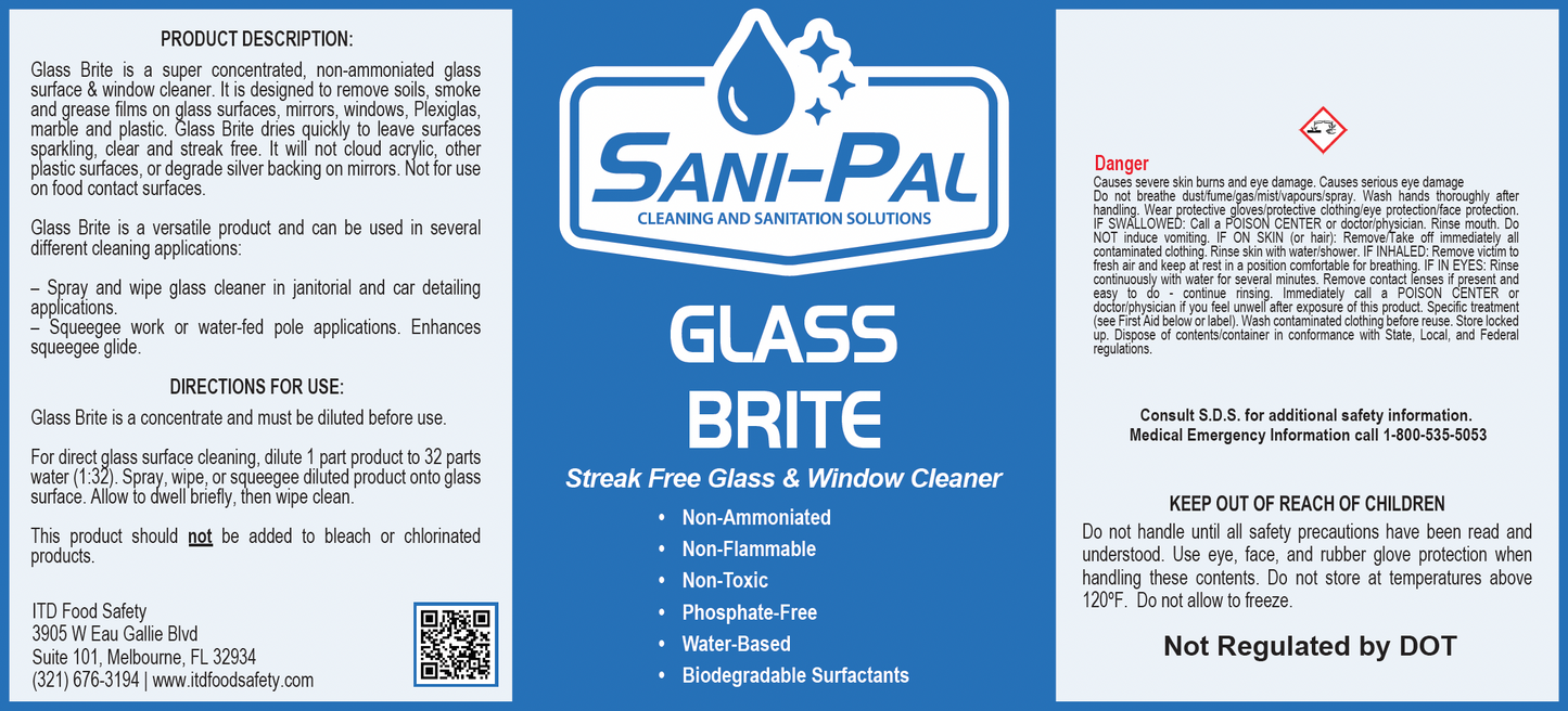 Glass Brite – Glass & Window Cleaner