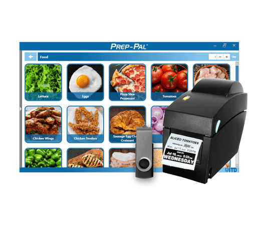 The Automated Food Rotation Manager eliminates messy, handwritten labels, smeared ink, and improperly labeled food. The Prep-Pal 7 is the perfect hardware and software solution for any kitchen!