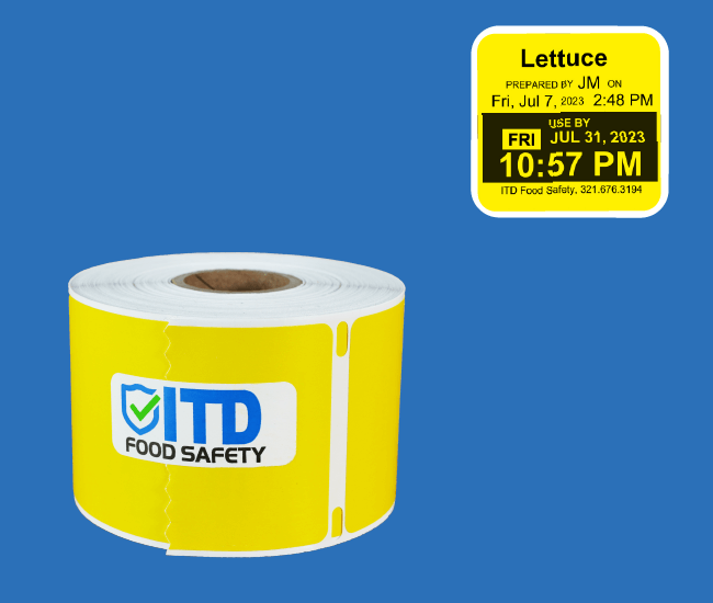 2x2 Premium Peel Yellow Prep-Pal™ Labels