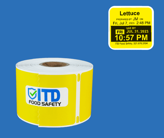 2x2 Removable Labels - Yellow LB-0910