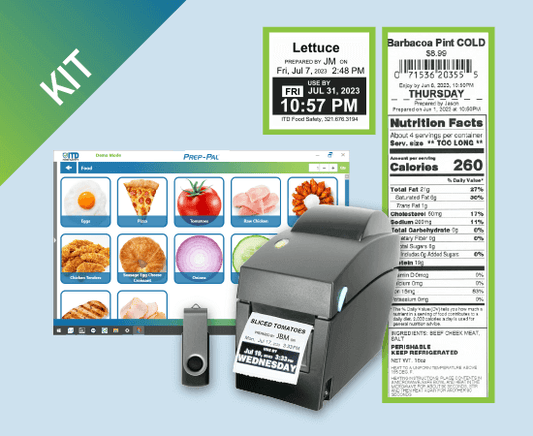 Prep-Pal 7 Grab-n-Go Kit | Food Safety Labeling System