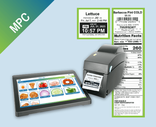 Prep-Pal 7 Grab-n-Go MPC Kit | Food Safety Labeling System