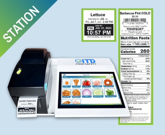 ITD Food Safety | Nutritional Label | Automated Label System