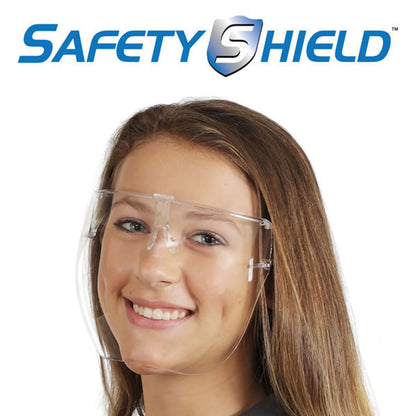 Crafted for comfort and breathability, this mask provides coverage the eyes, nose, and mouth. It boasts an anti-fogging, transparent protective shield that effectively shields against aerosols, fluids, and sprays, making it ideal for individuals wearing glasses.