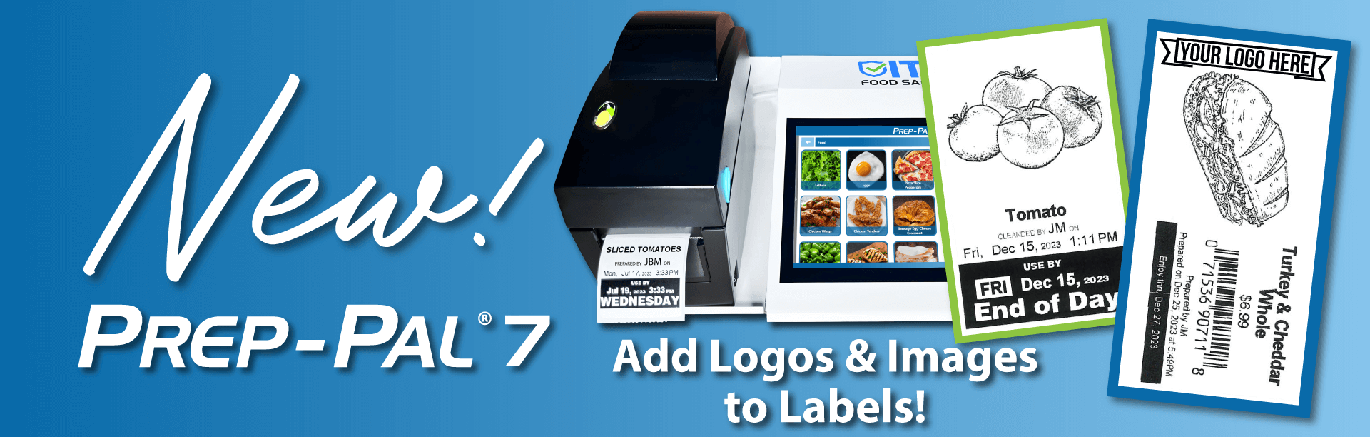 NEW - ADD logos and images to labels! Prep-N-Temp